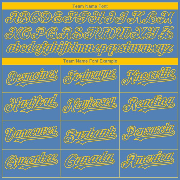 Custom Light Blue Yellow 3D Boston City Edition Fade Fashion Authentic Baseball Jersey - Image 4