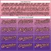 Custom Medium Pink Purple-Black Authentic Fade Fashion Baseball Jersey - Image 4