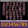 Custom Black Purple-Gold Bomber Full-Snap Varsity Letterman Two Tone Jacket - Image 4