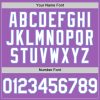 Custom Medium Purple White-Light Blue Authentic Baseball Jersey - Image 5