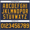 Custom Navy Gold Authentic Sleeveless Baseball Jersey - Image 4
