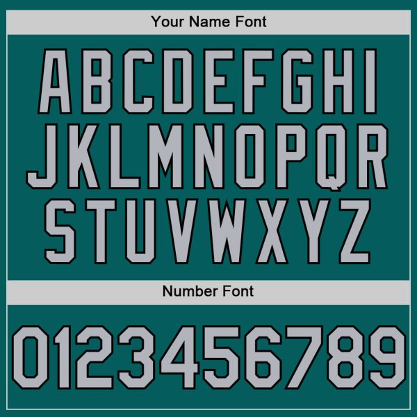 Custom Teal Gray-Black Authentic Sleeveless Baseball Jersey - Image 4
