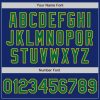 Custom Royal Kelly Green-Yellow Two-Button Unisex Softball Jersey - Image 5