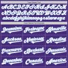 Custom Purple White-Light Blue Authentic Two Tone Baseball Jersey - Image 4