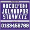 Custom Purple White-Light Blue Authentic Two Tone Baseball Jersey - Image 5