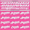 Custom Pink White-Gray Authentic Two Tone Baseball Jersey - Image 4