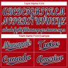Custom Red Navy-Old Gold Baseball Jersey - Image 5
